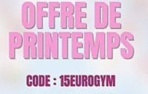 Promo chez notre partenaire Eurogym !