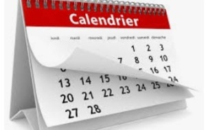Calendrier saison 2025-2026
