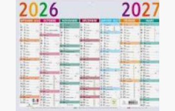 Calendrier saison 2026-2027