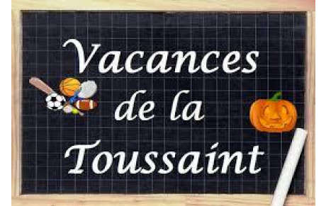 Bonnes vacances de la Toussaint !!