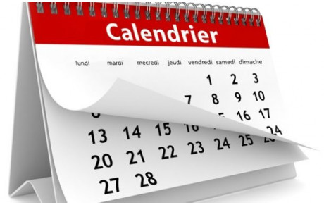 Calendrier des manifestations