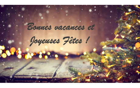 Bonnes vacances de Noël